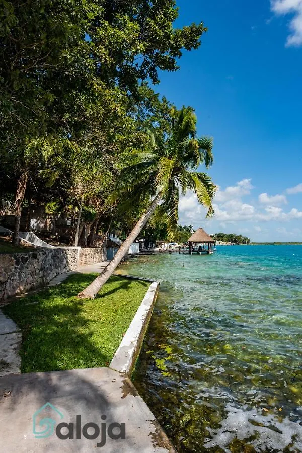 Villa Xtohil With Private Access To The Magic 7 Colors Lagoon Bacalar