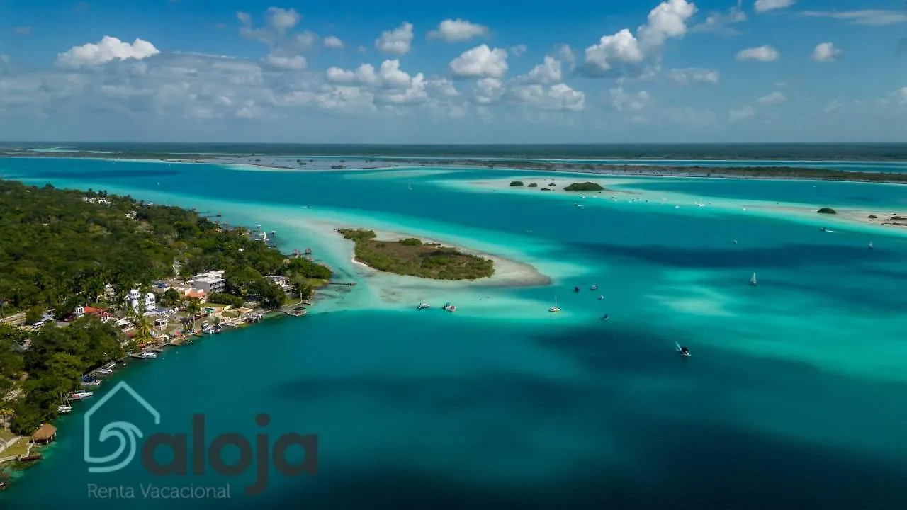Villa Xtohil With Private Access To The Magic 7 Colors Lagoon Bacalar