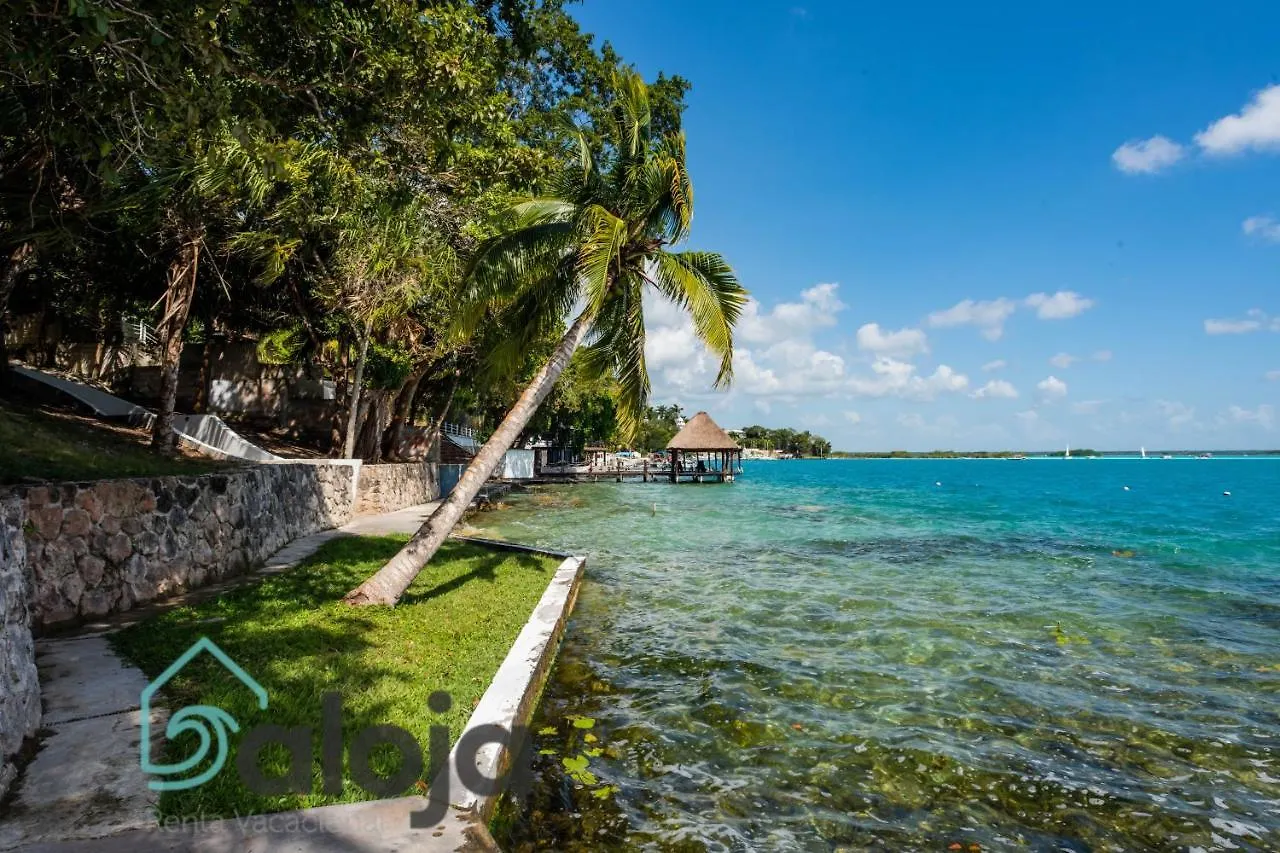 Villa Xtohil With Private Access To The Magic 7 Colors Lagoon Bacalar