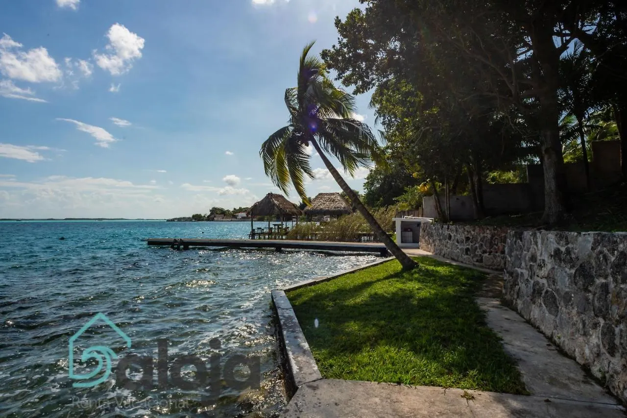 Villa Xtohil With Private Access To The Magic 7 Colors Lagoon Bacalar