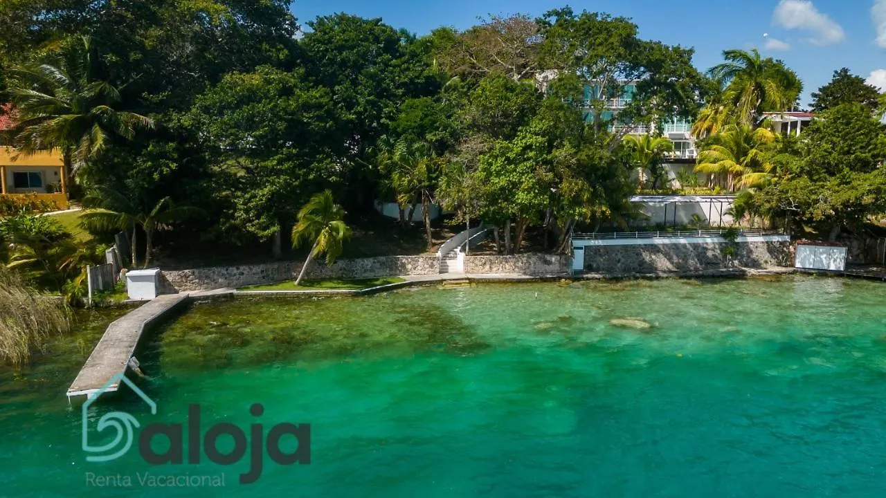 Villa Xtohil With Private Access To The Magic 7 Colors Lagoon Bacalar