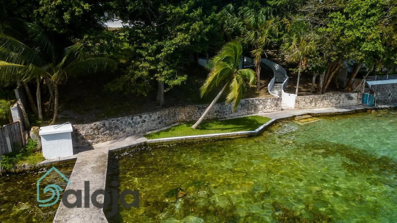 Villa Xtohil With Private Access To The Magic 7 Colors Lagoon Bacalar