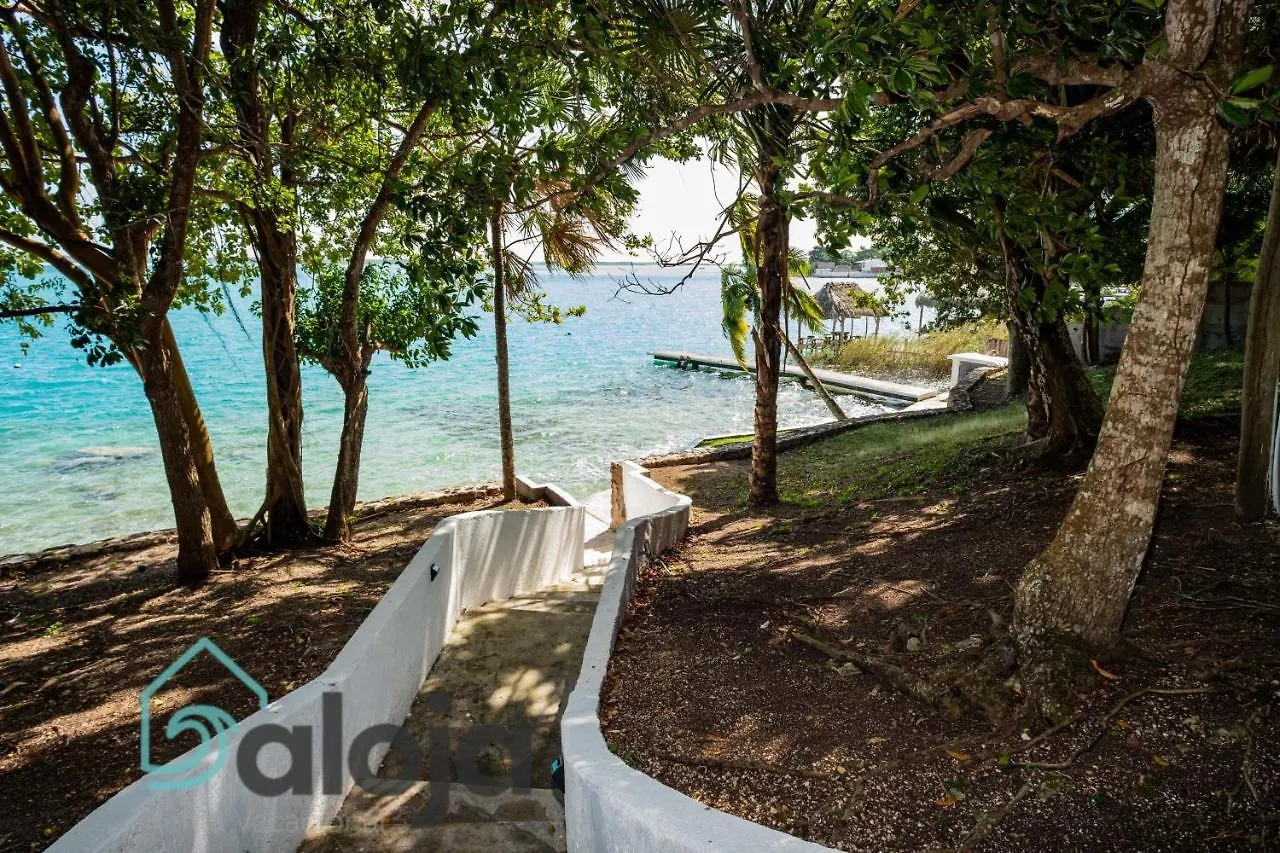 Villa Xtohil With Private Access To The Magic 7 Colors Lagoon 바칼라르