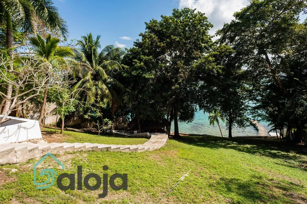 Villa Xtohil With Private Access To The Magic 7 Colors Lagoon 바칼라르 멕시코
